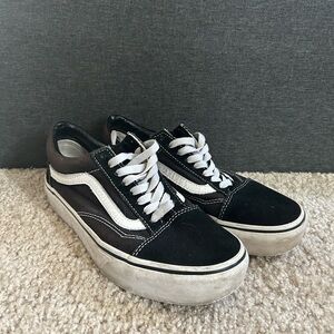Vans Black and White Old Skool Sneakers